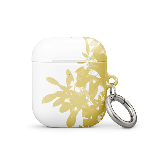A Yellow Plant Case for the AirPod Gen1 Front View
