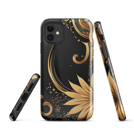 A Golden Flower Case for the iPhone 11