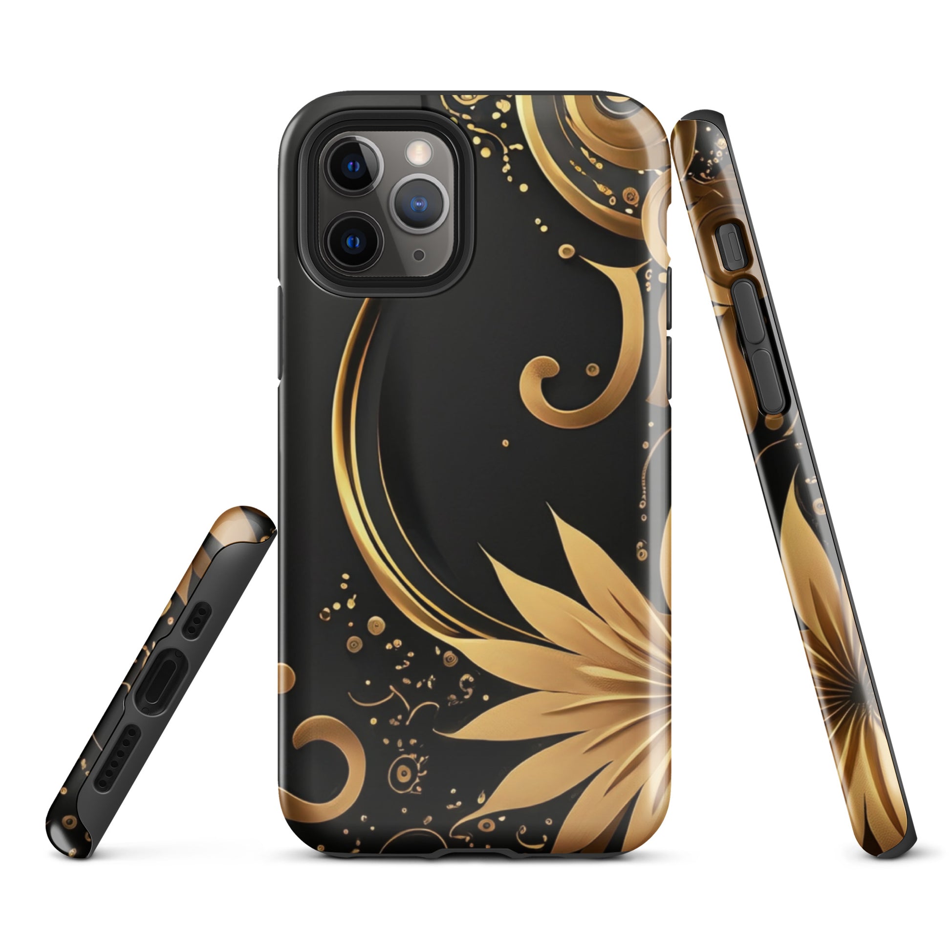 A Golden Flower Case for the iPhone 11 Pro 