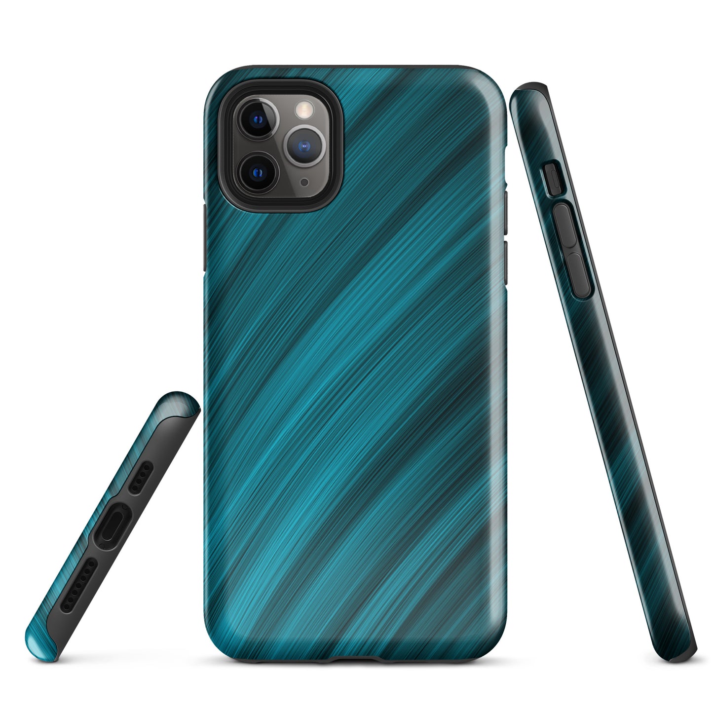 A Light Blue Brush Strokes Case for the iPhone 11 Pro Max