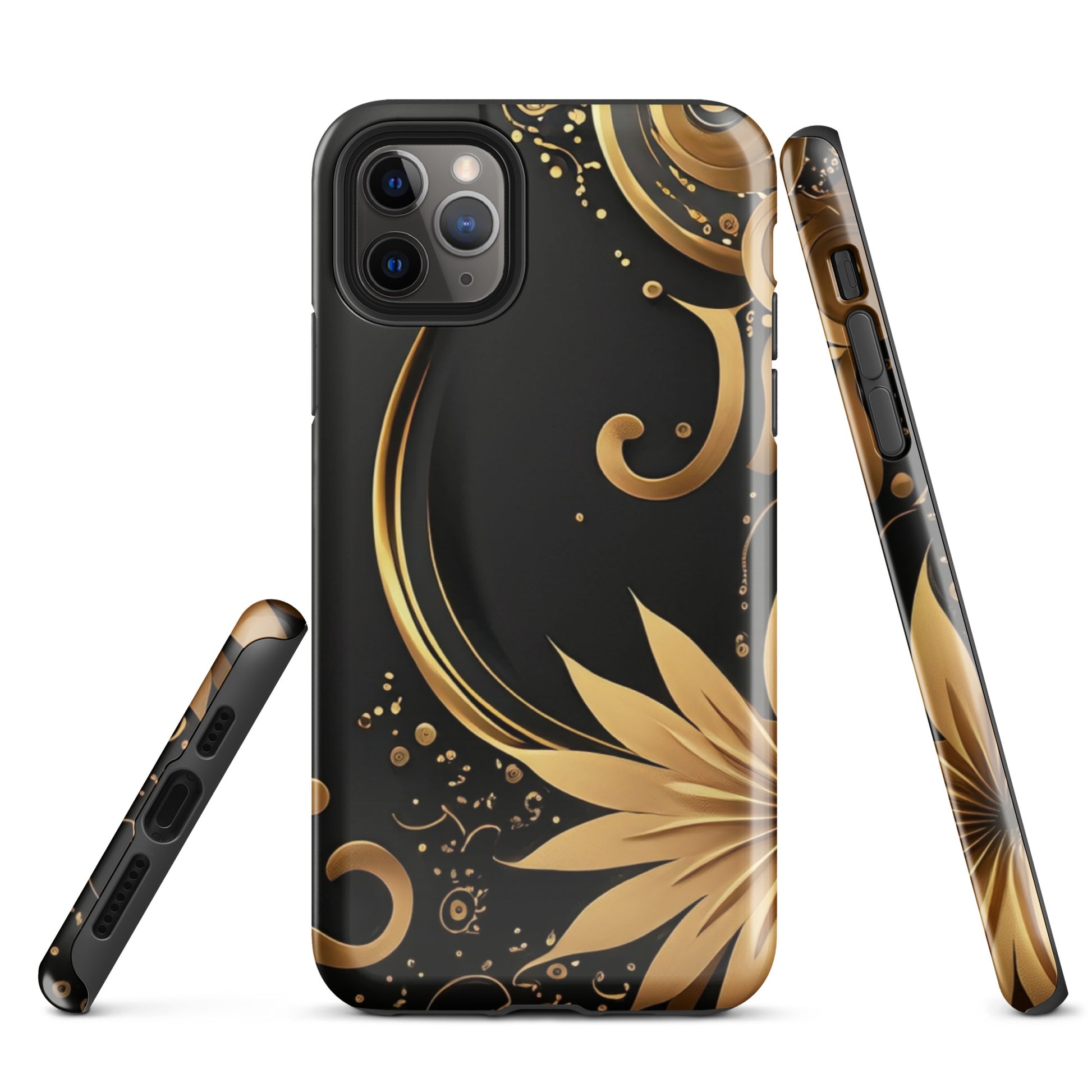 A Golden Flower Case for the iPhone 11 Pro Max