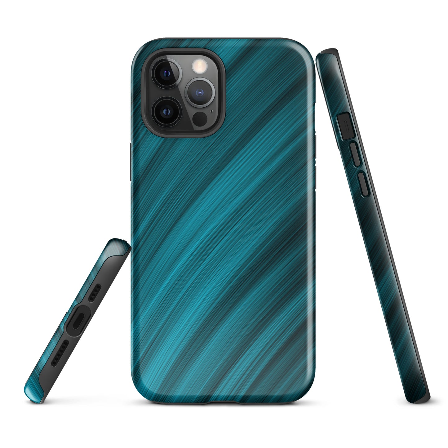 A Light Blue Brush Strokes Case for the iPhone 12 Pro Max