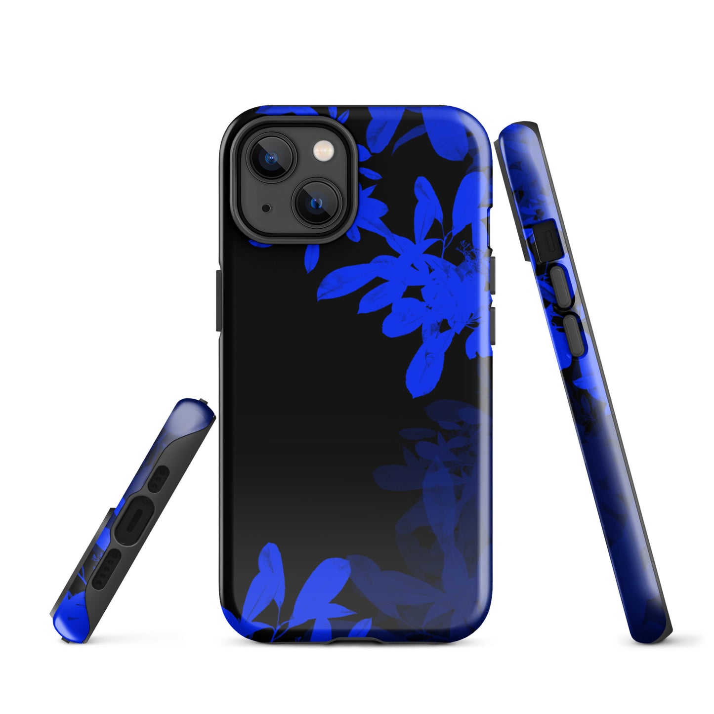 A Night Blue Plant Case for the iPhone 14 