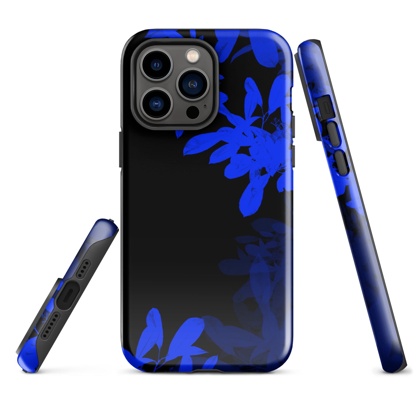 A Night Blue Plant Case for the iPhone 14 Pro Max