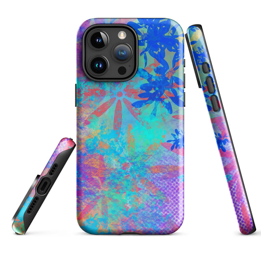 A Colourful Floral-Pattern Case for the iPhone 15 Pro Max