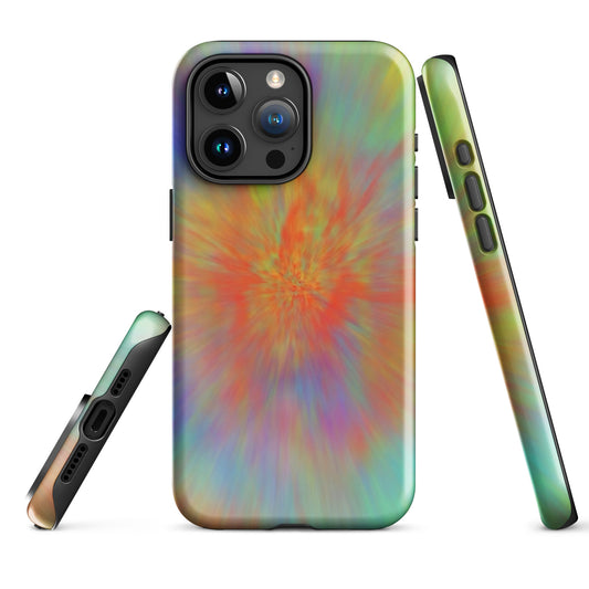 A Colourful Tie-Dye Style Case for the iPhone 15 Pro Max