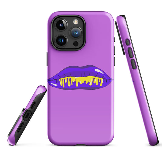 A Purple Lips Case for the iPhone 15 Pro Max