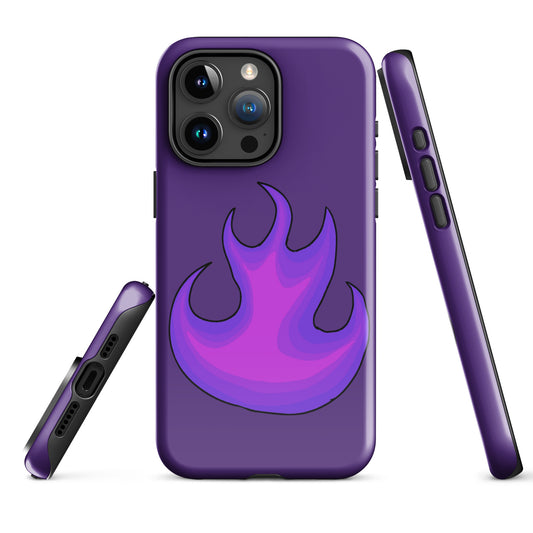 A Purple Fire Case for the iPhone 15 Pro Max