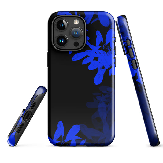 A Night Blue Plant Case for the iPhone 15 Pro Max