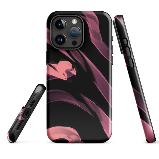 A Pink Neon Sketch Case for the iPhone 15 Pro Max