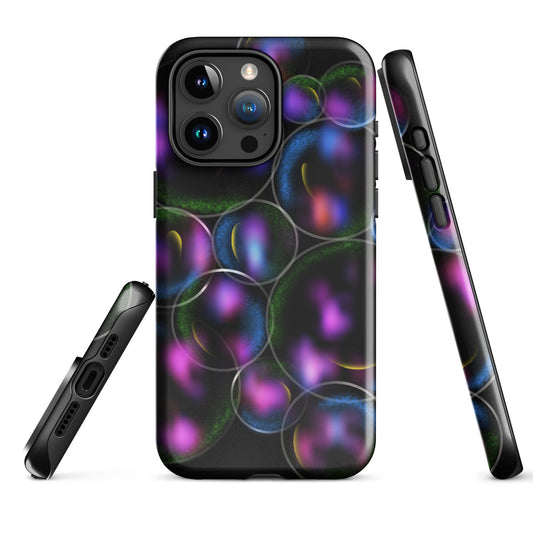 A Dark Night Bubbles Case for the iPhone 15 Pro Max