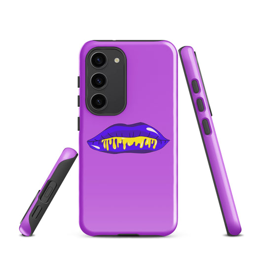 A Purple Lips Case for the Samsung Galaxy S23